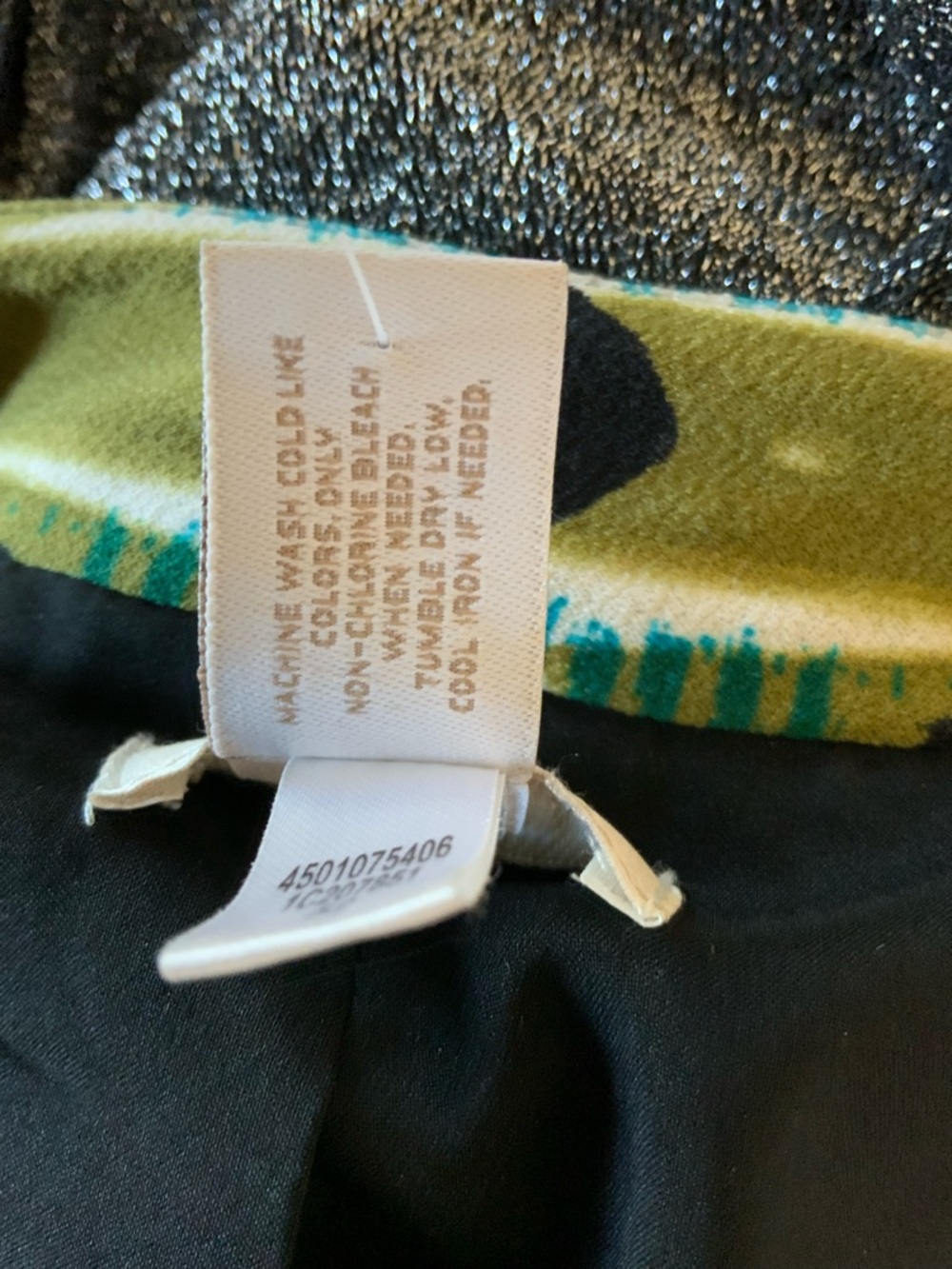 Chico's Multicolor Aztec-Print Open-Front Jacket - Picture 8 of 8